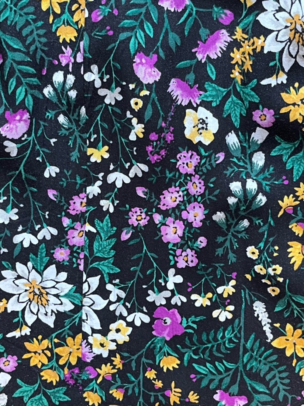 Old Navy Black Floral V-Neck Maxi Slip Dress Adjustable Cross Back Size S - Picture 9 of 10